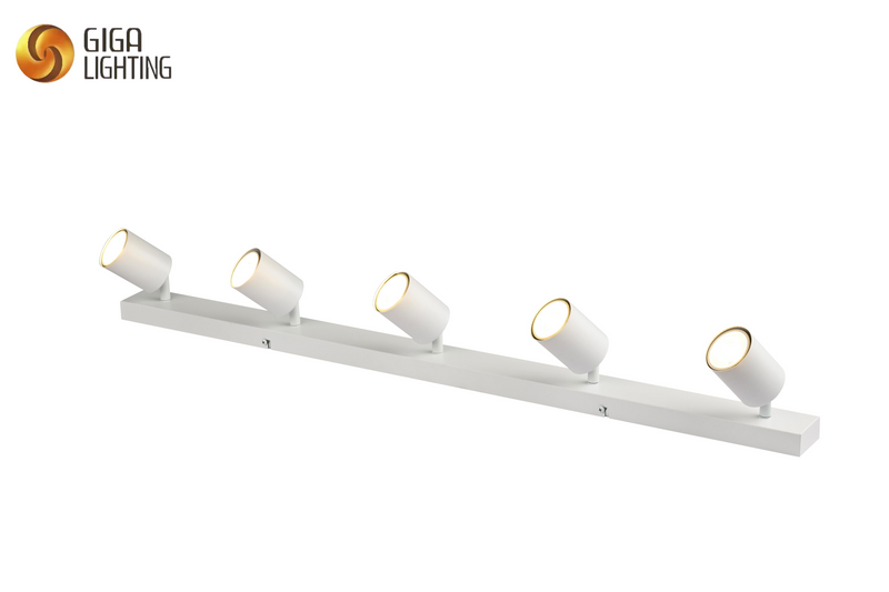 CE VDE 5 Way GU10 6W Потолочный светильник, точечный светильник Потолочный прожектор Поворотный светильник Основания для светильников Регулируемый угол дома Кухня Спальня Гостиная и выставочный зал, офис